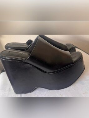 Elegant Black Women's Platform Shoes